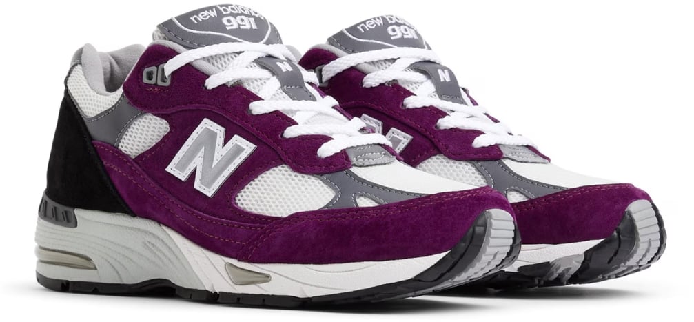 New Balance 991 'grape Juice' Made In Uk Sneakers Divers