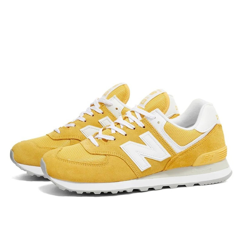 New Balance New Balance 574 Pastel Yellow White Wit
