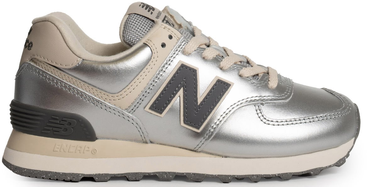 New Balance Sneakers Silver Zilver