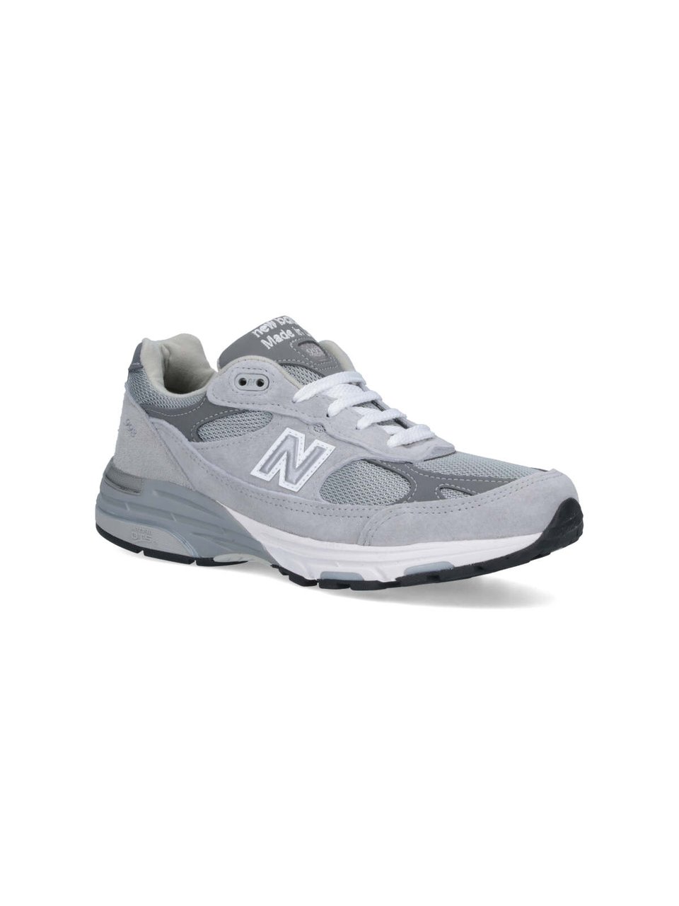 New Balance Grey 993 Suede Mesh Sneakers Grijs