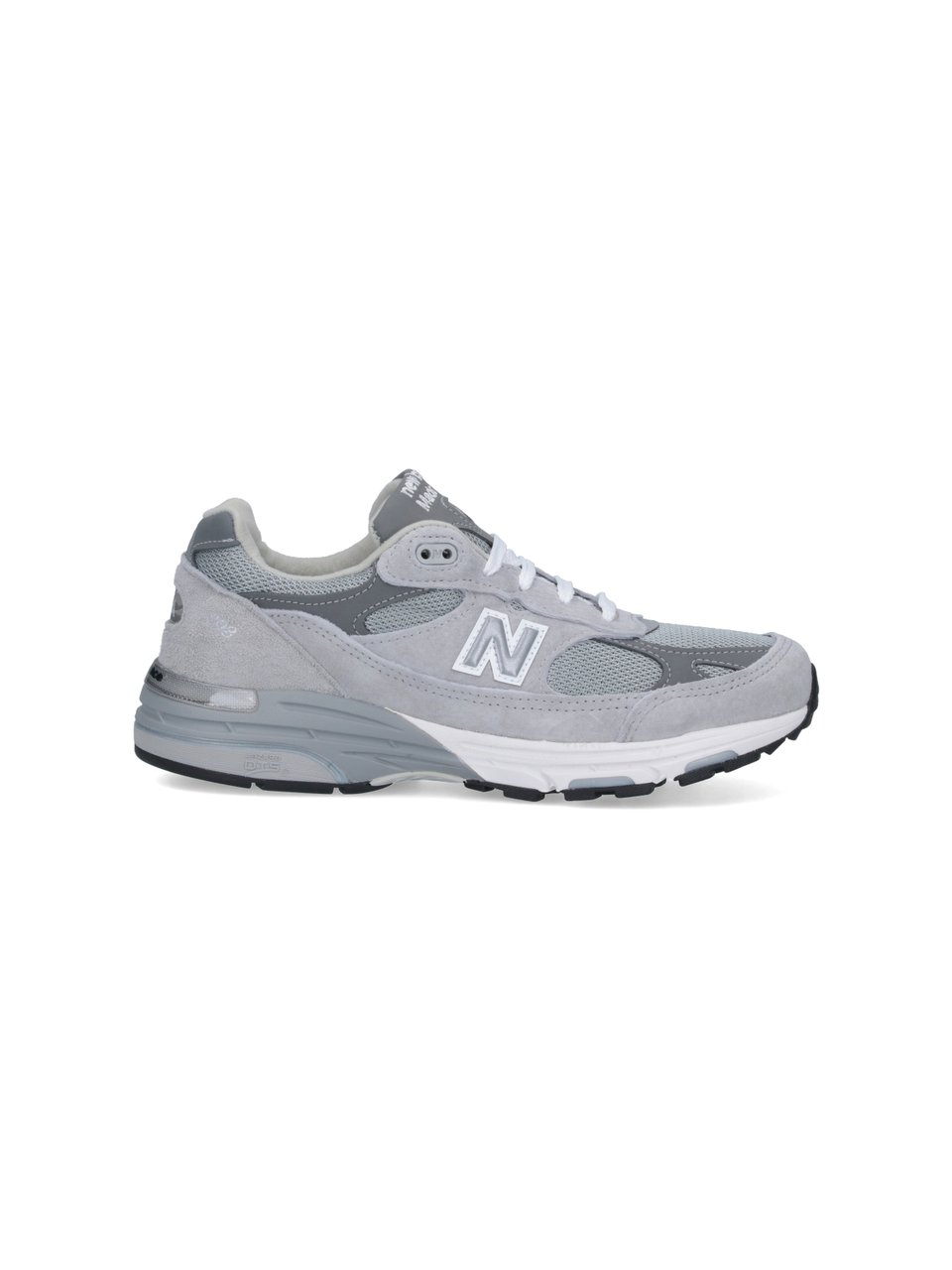 New Balance Grey 993 Suede Mesh Sneakers Grijs