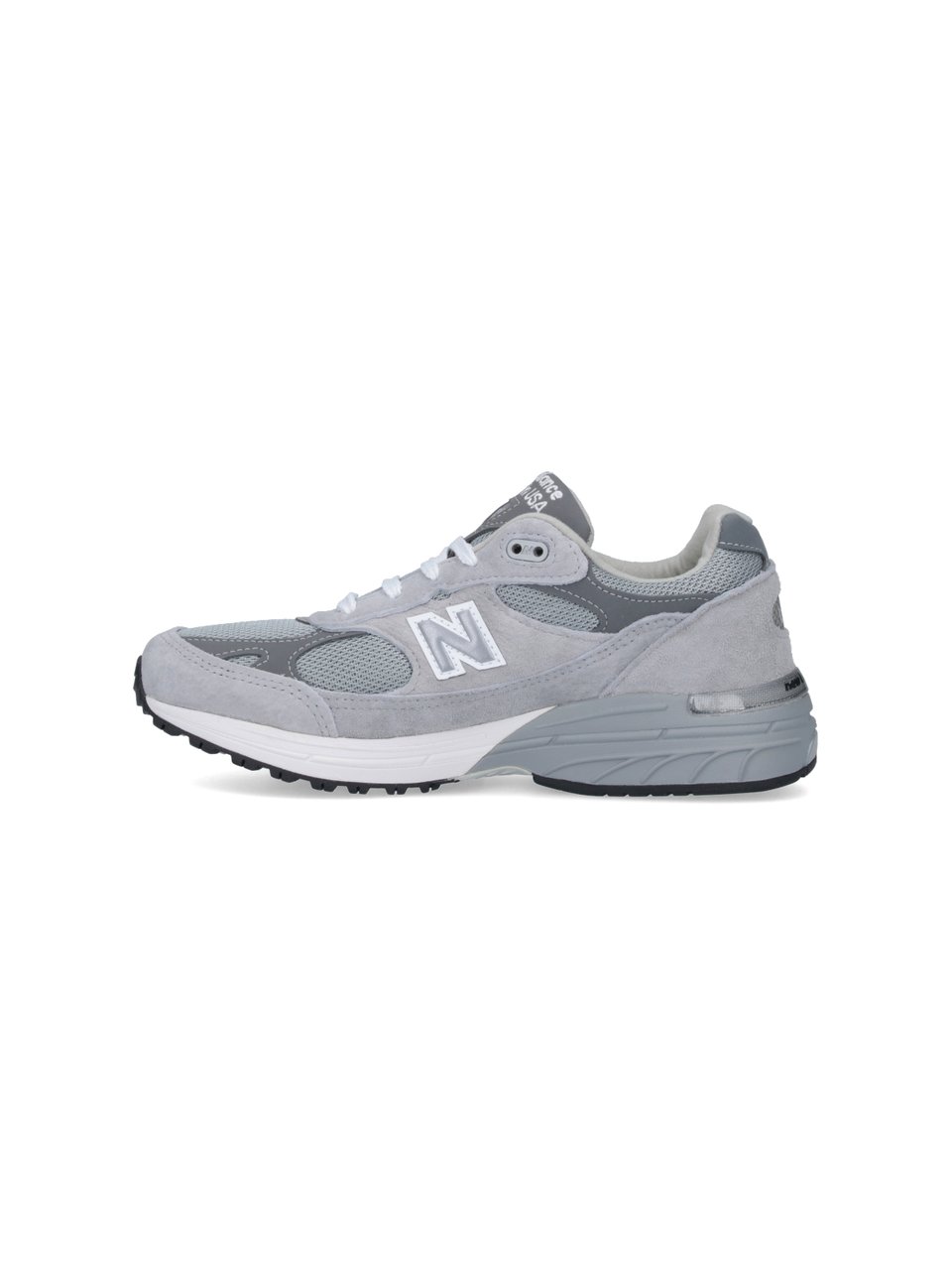 New Balance Grey 993 Suede Mesh Sneakers Grijs