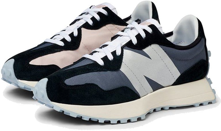 New Balance 327 Black Blauw