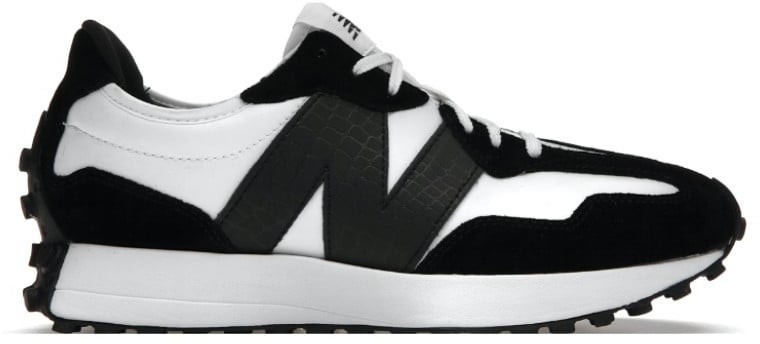 New Balance New Balance 327 Black White Black Zwart
