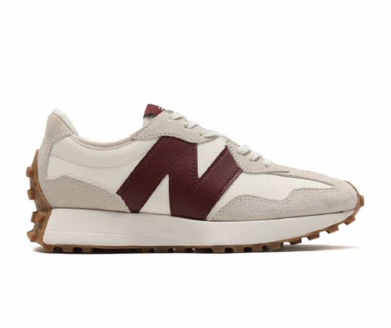 New Balance New Balance 327 Moonbeam Classic Burgundy Rood