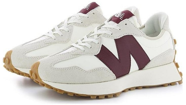 New Balance New Balance 327 Moonbeam Classic Burgundy Wit