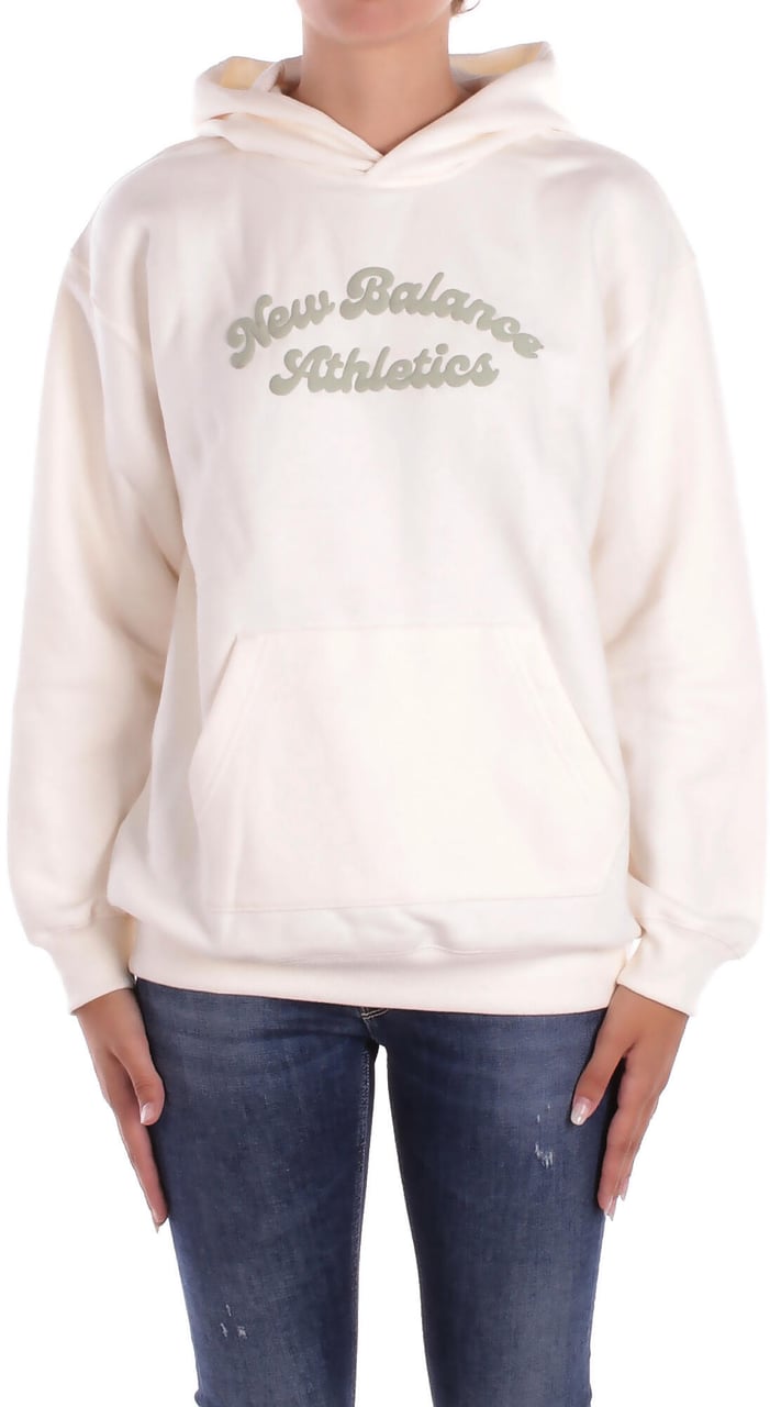 New Balance Sweaters Cream Wit