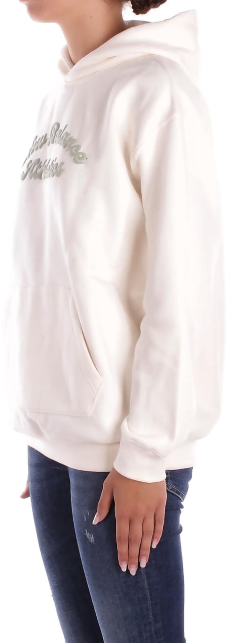 New Balance Sweaters Cream Wit