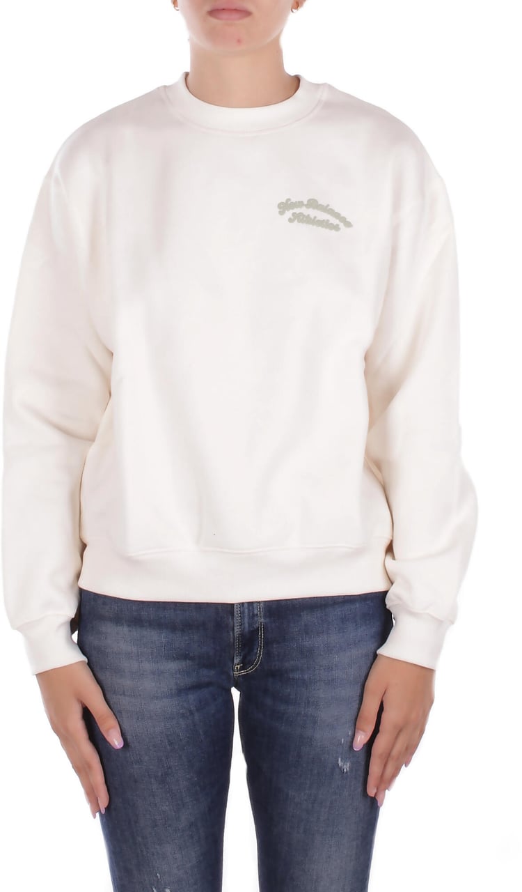 New Balance Sweaters Cream Wit