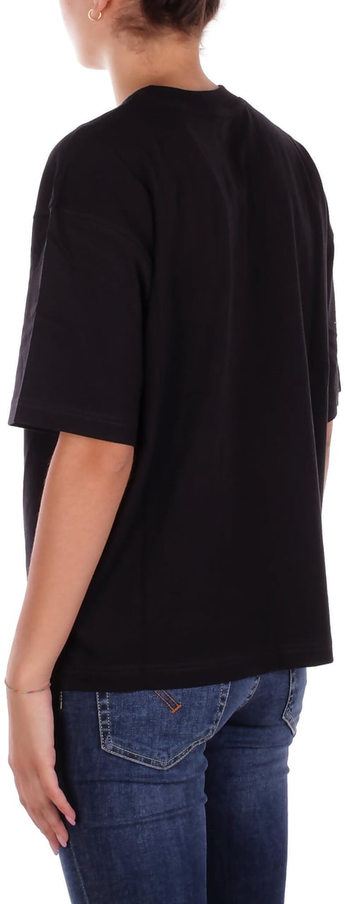 New Balance T-Shirts And Polos Black Zwart