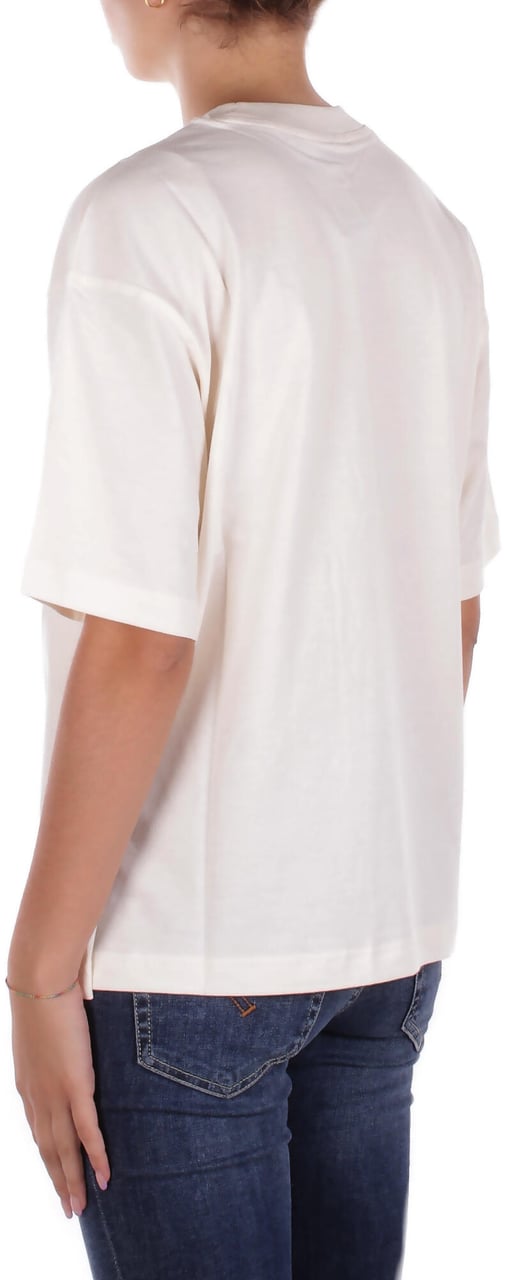New Balance T-Shirts And Polos Cream Wit