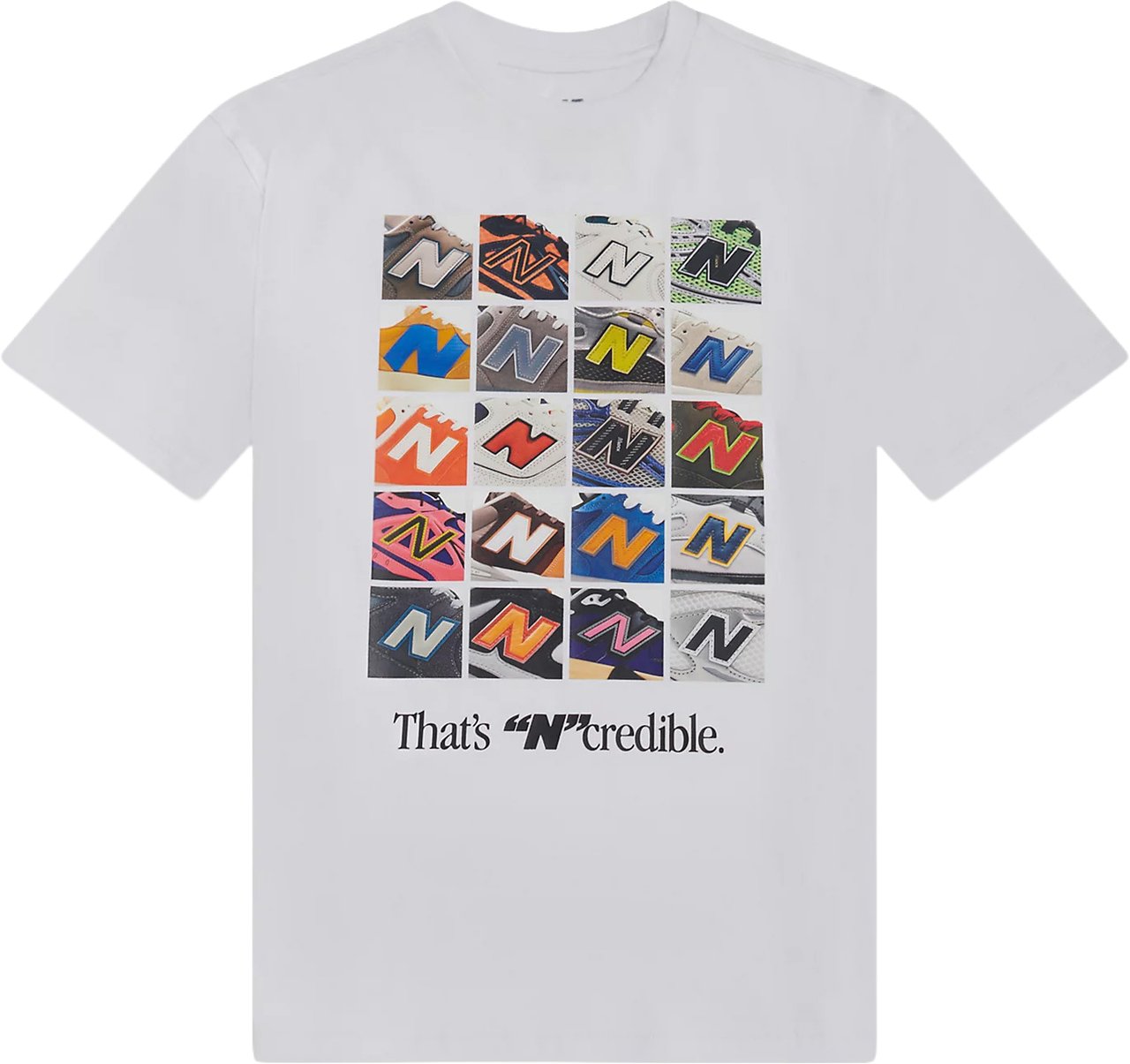 New Balance T-Shirts And Polos White Wit