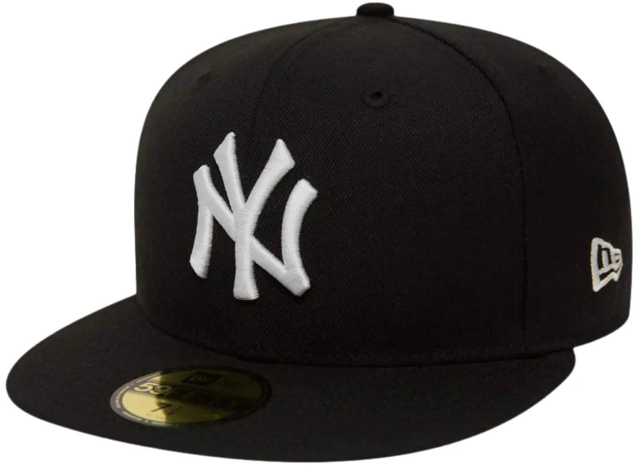New Era New Era New York Yankees 59Fifty Fitted Cap Zwart Wit Zwart