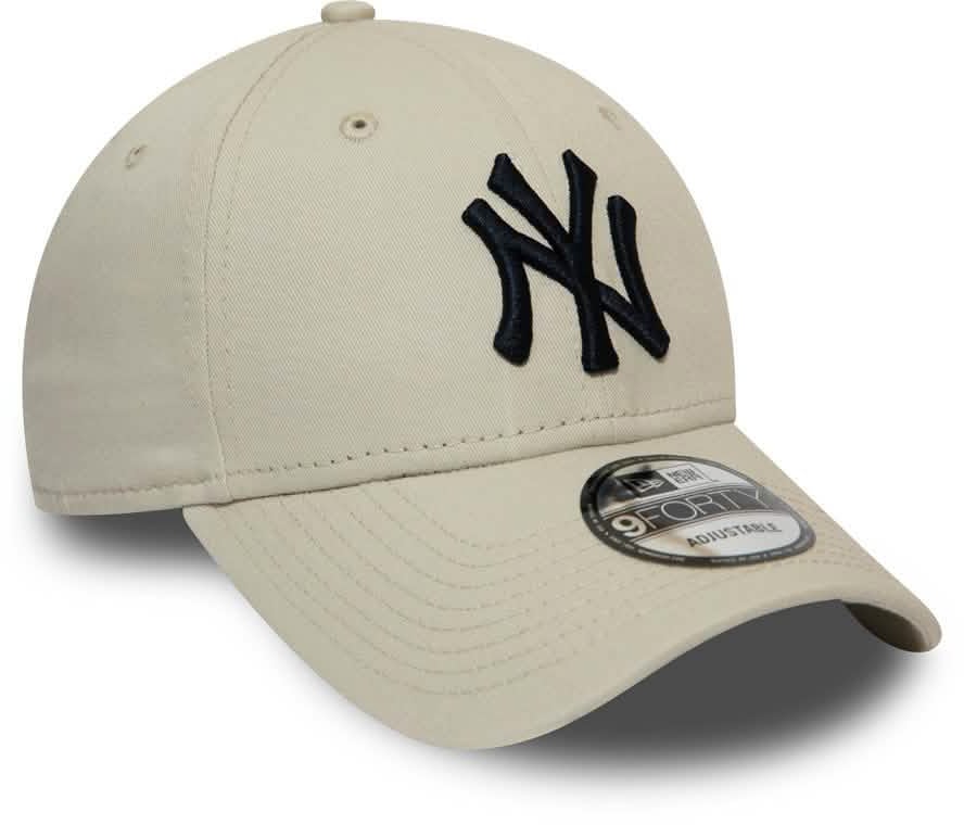 New Era New York Yankees MLB 9Forty Cap Cremè Zwart Zwart