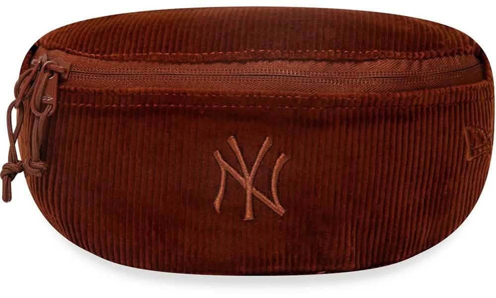 New Era New York Yankees Corduroy Waistbag Brown Bruin
