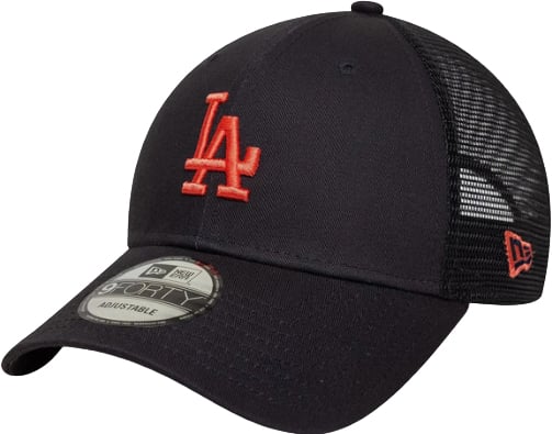 New Era New Era LA Dodgers 9Forty Trucker Adjustable Cap Navy Blauw