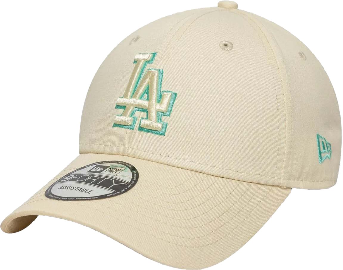 New Era New Era LA Dodgers Team Outline 9Forty Adjustable Cap Beige Beige