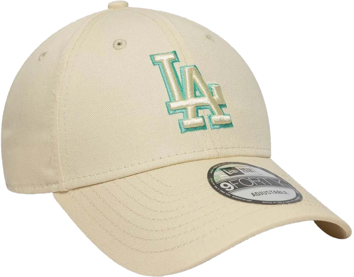 New Era New Era LA Dodgers Team Outline 9Forty Adjustable Cap Beige Beige