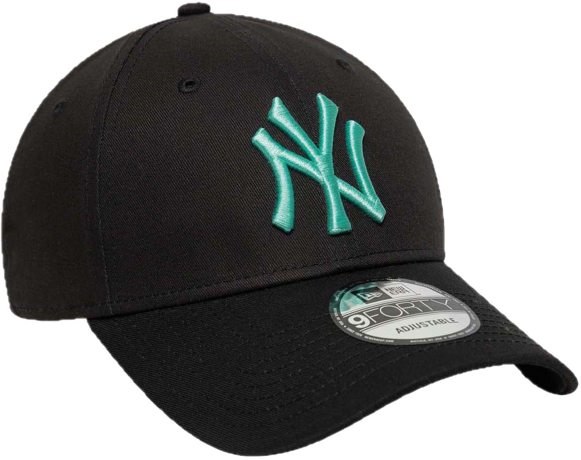 New Era New Era New York Yankees League Essential 9Forty Adjustable Cap Zwart Zwart
