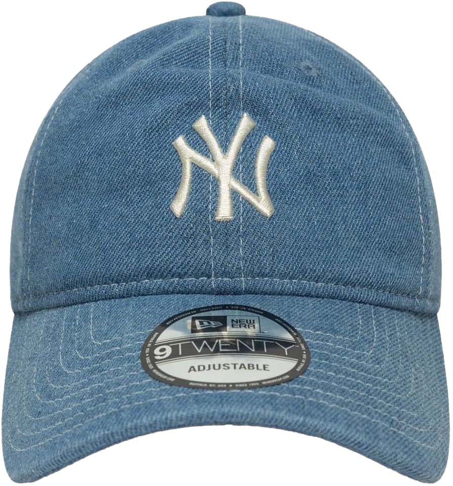 New Era New Era New York Yankees MLB Denim 9Twenty Adjustable Cap Blauw