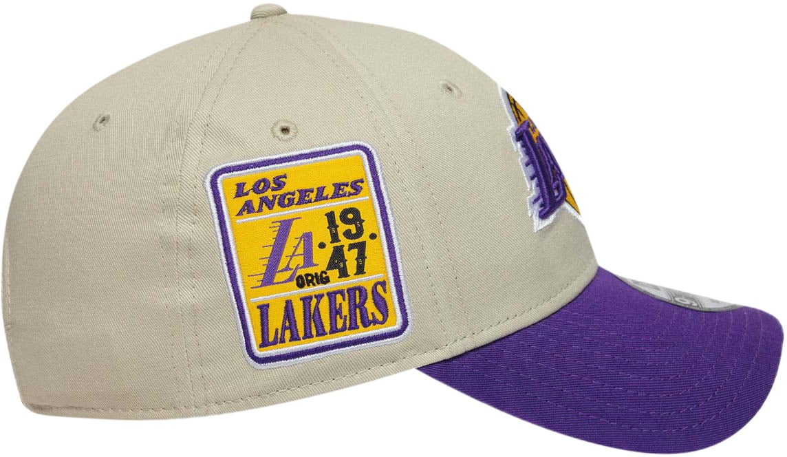 New Era New Era Lakers Contrast Patch 9Forty Adjustable Cap Blauw
