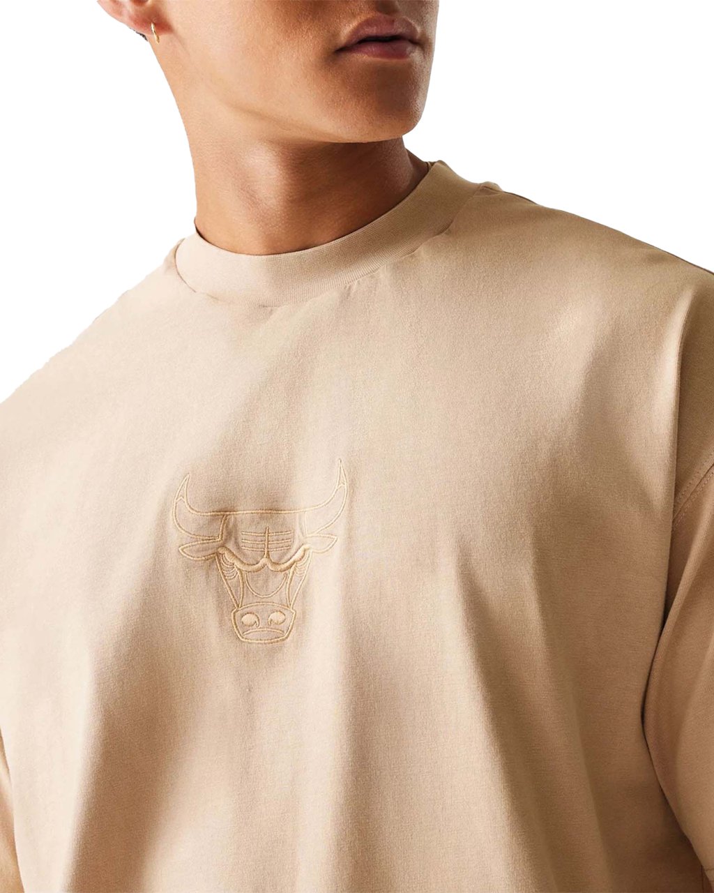 New Era New Era Box Bulls T-shirt Beige Beige