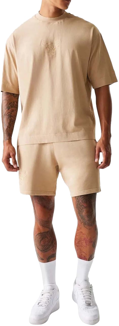 New Era New Era Box Bulls T-shirt Beige Beige