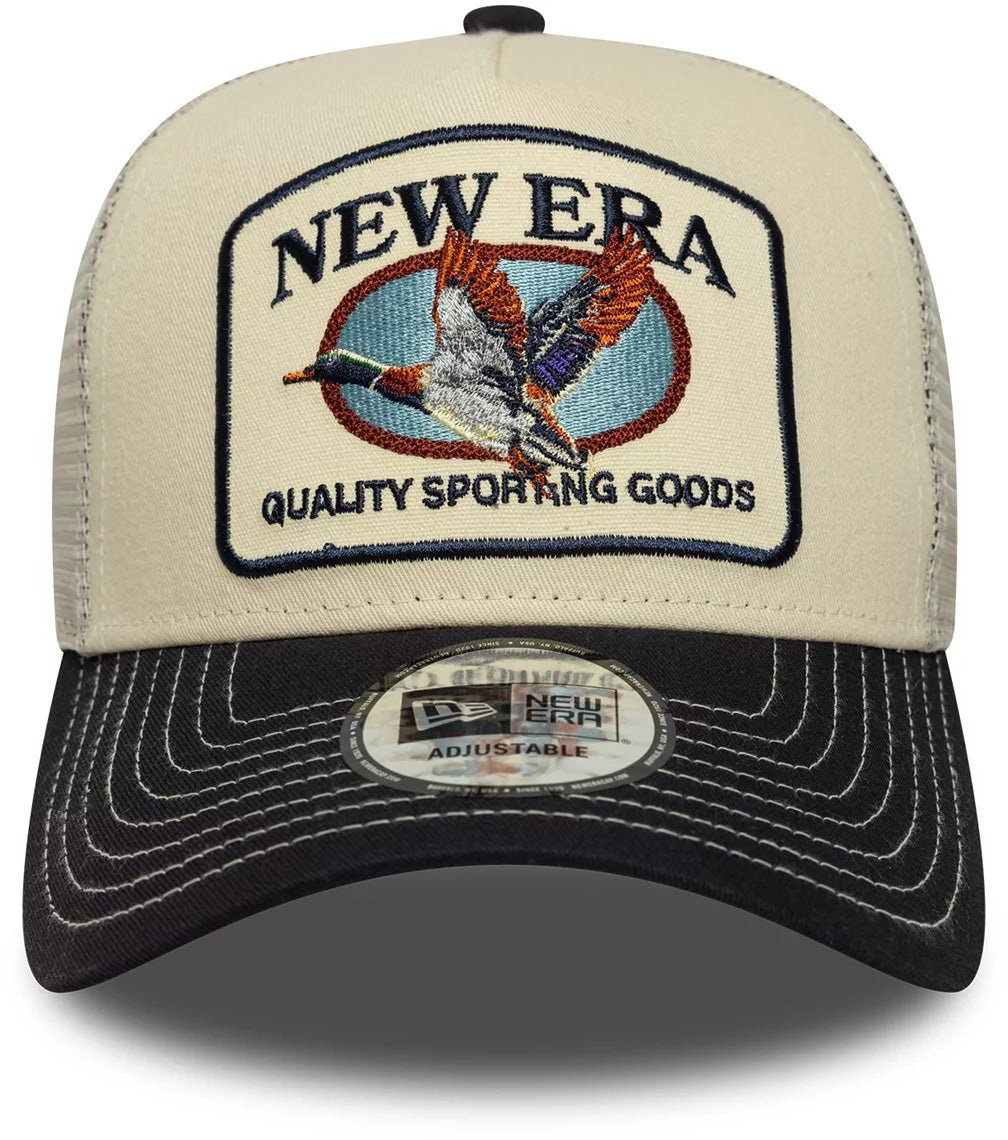 New Era New Era Animal Patch 9Forty Trucker Adjustable Cap Navy Blauw