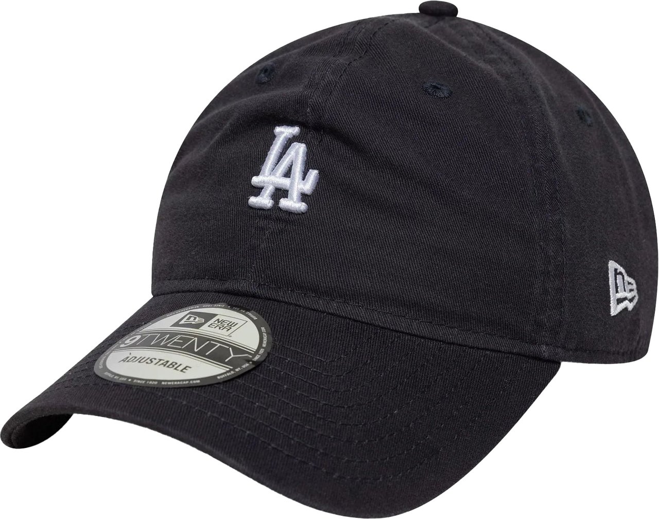 New Era New Era LA Mini Logo 9Twenty Adjustable Cap Navy Blauw