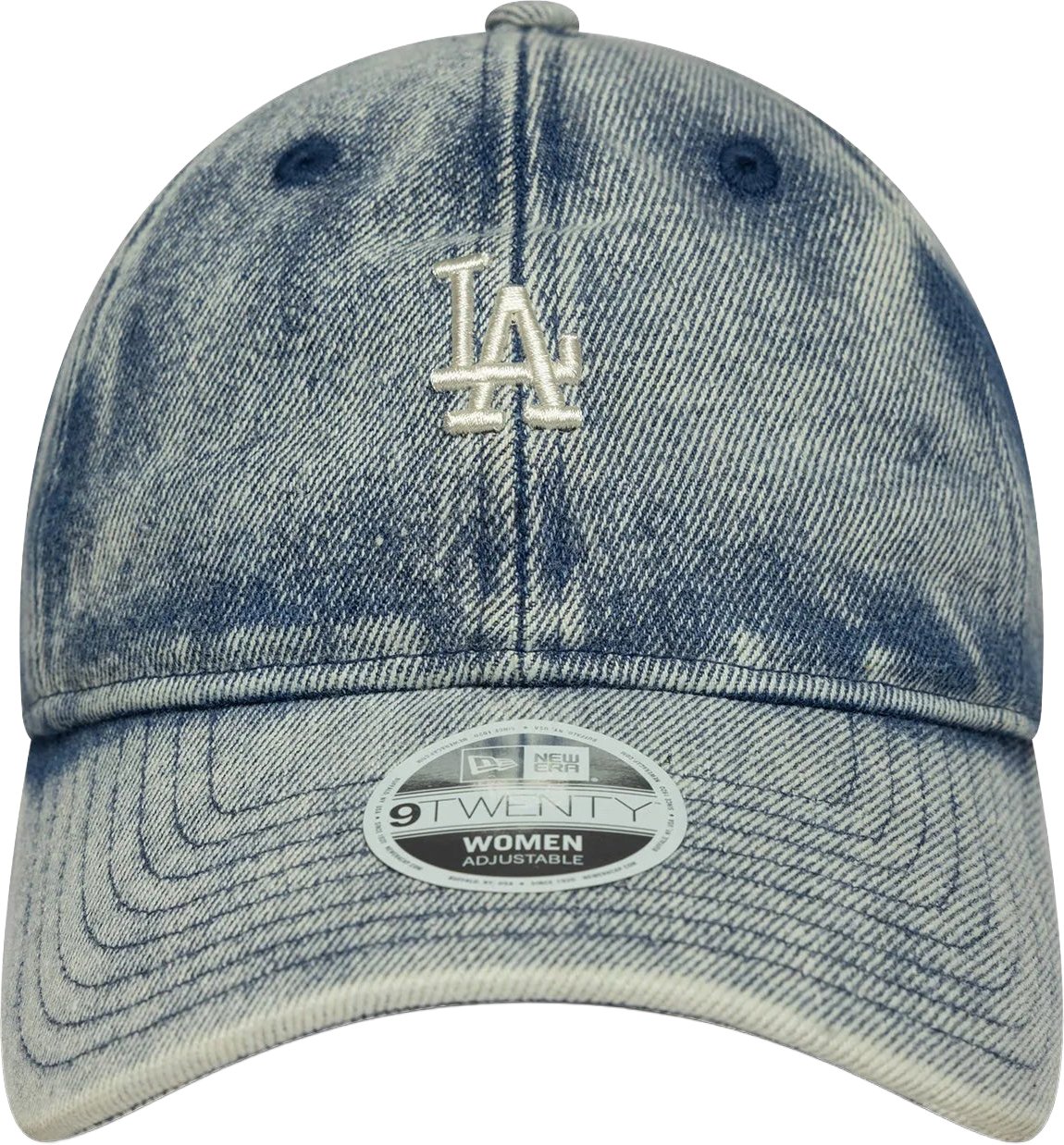New Era New Era LA Dodgers Denim Womens 9Twenty Adjustable Cap Blauw Blauw