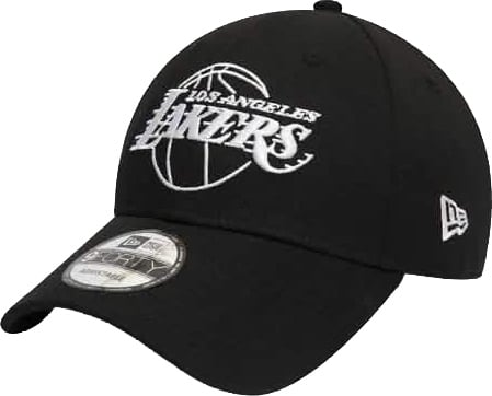 New Era Los Angeles Lakers 9forty Cap Zwart Wit Zwart