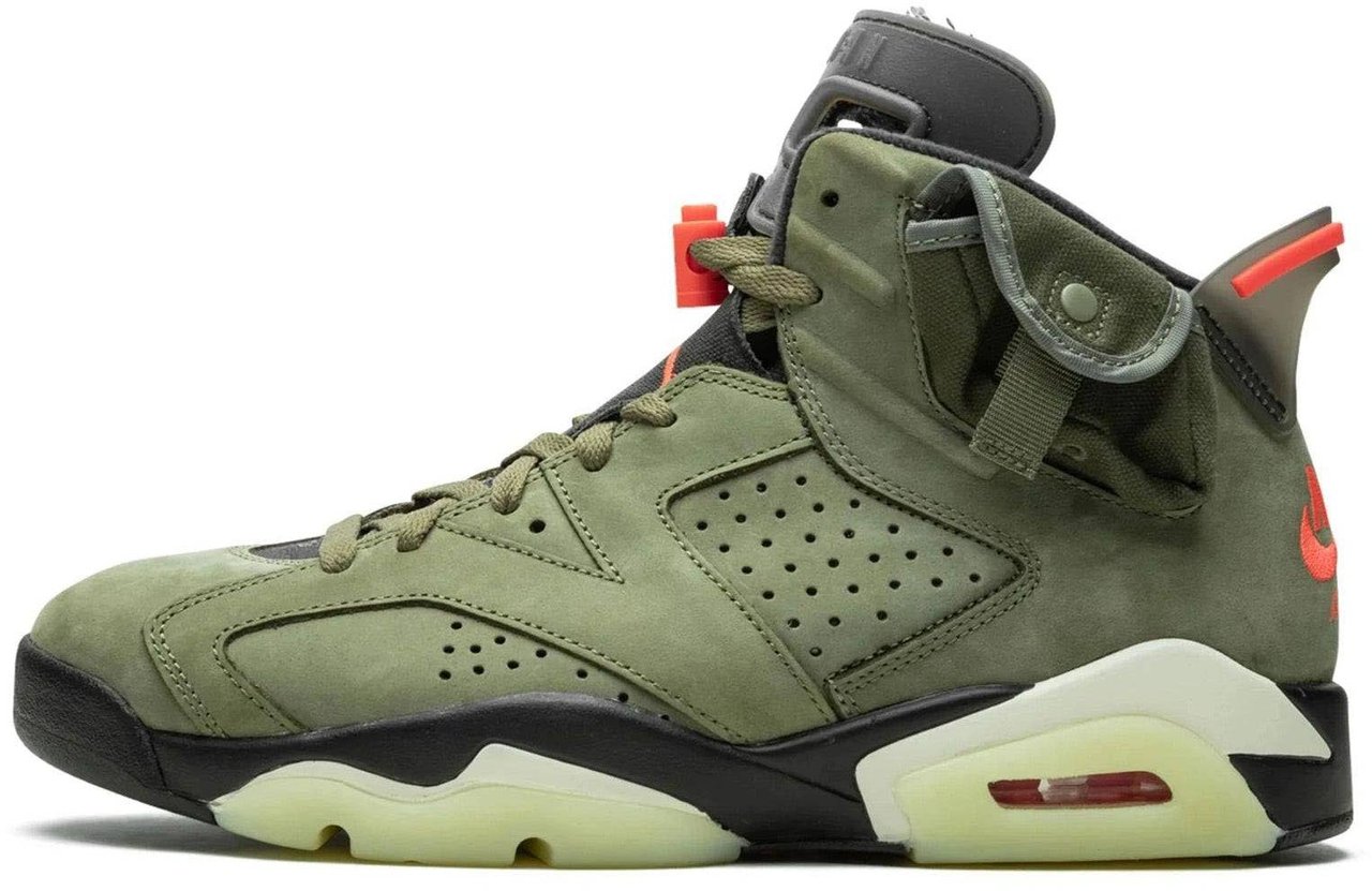 Nike Jordan 6 Retro Travis Scott Groen