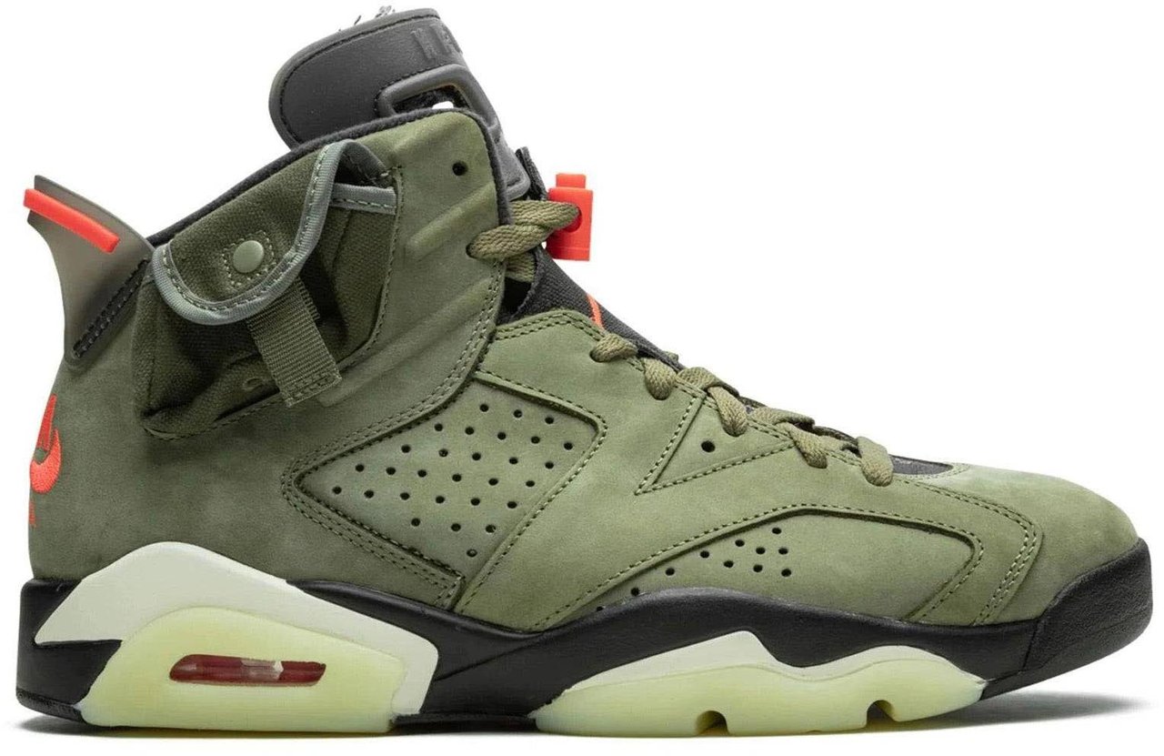 Nike Jordan 6 Retro Travis Scott Groen