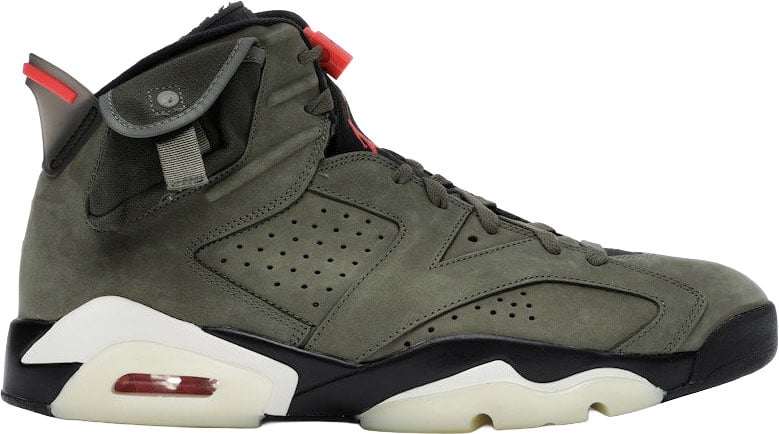 Nike Jordan 6 Retro Travis Scott Groen