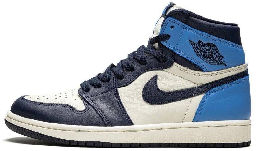 Nike Air Jordan 1 Retro High OG Obsidian UNC Blauw