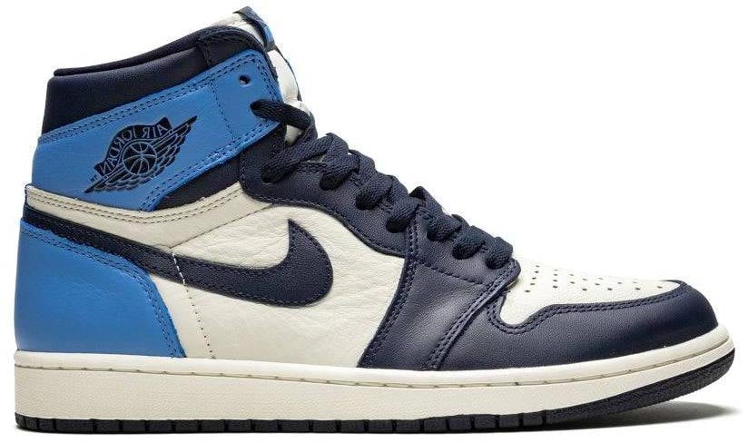 Nike Air Jordan 1 Retro High OG Obsidian UNC Blauw
