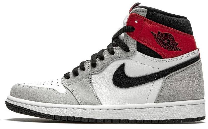 Nike Jordan 1 Retro High Light Smoke Grey (GS) Wit