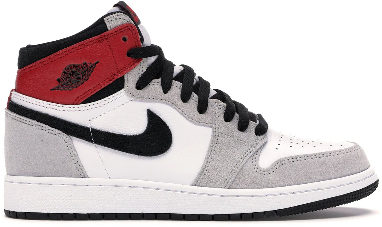 Nike Jordan 1 Retro High Light Smoke Grey (GS) Wit