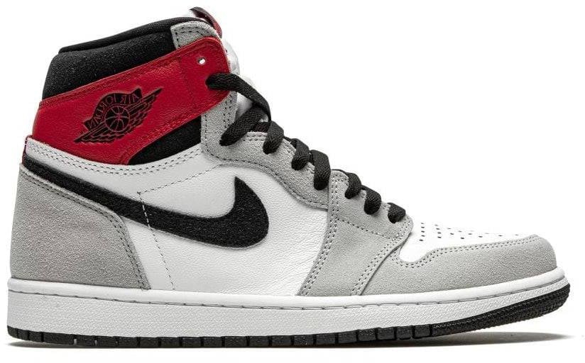 Nike Jordan 1 Retro High Light Smoke Grey (GS) Wit