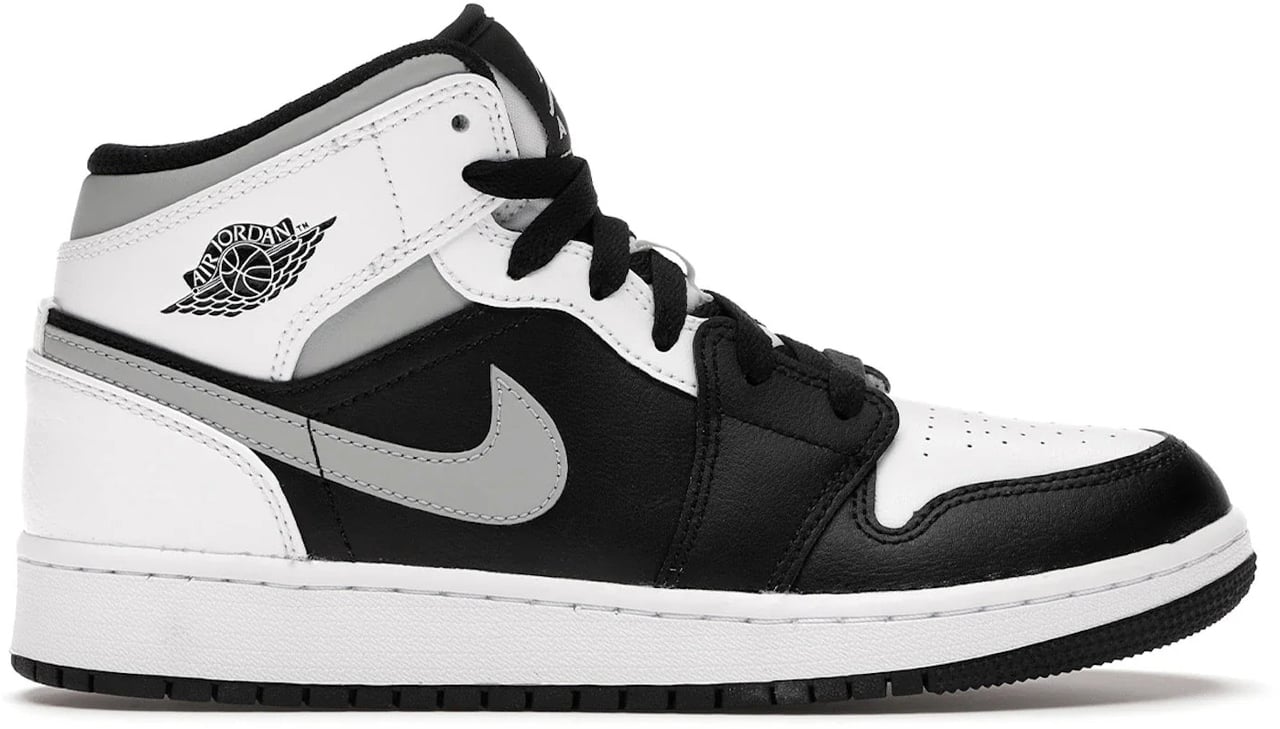 Nike Jordan 1 Mid White Shadow (GS) Wit