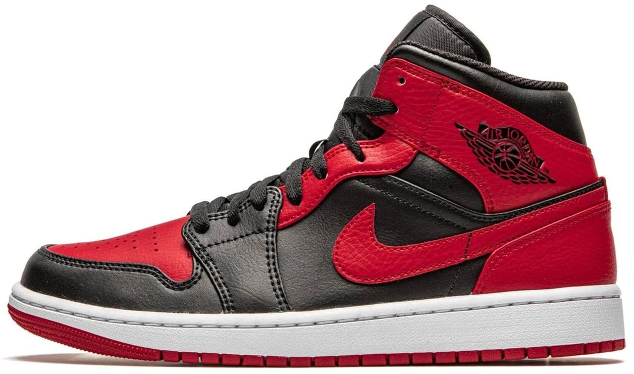 Nike Air Jordan 1 Mid Banned Zwart