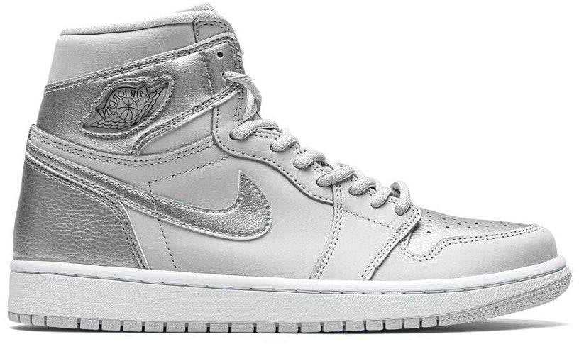 Nike Air Jordan 1 Retro High CO.JP Metallic Silver Zilver