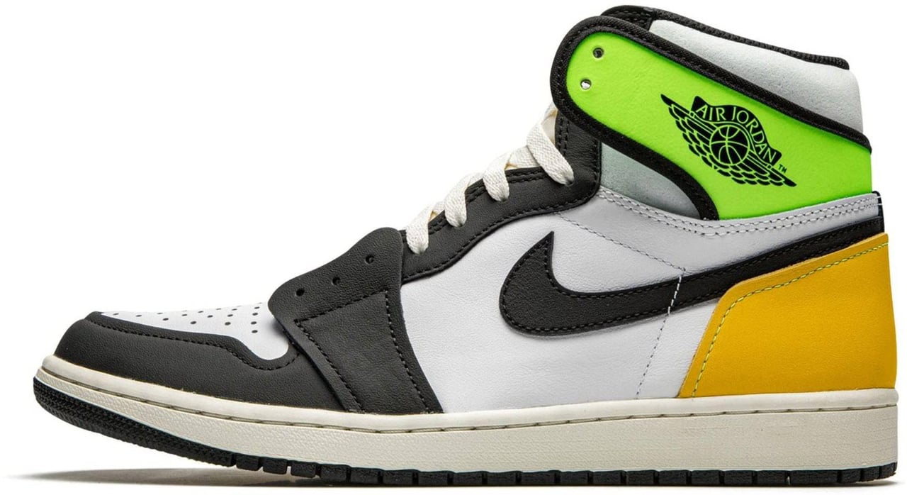 Nike Air Jordan 1 Retro High OG Volt University Gold Wit