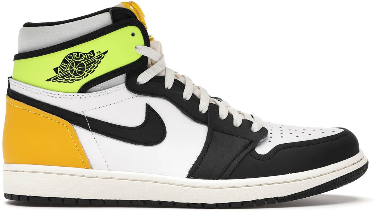 Nike Jordan 1 Retro High White Black Volt University Gold Wit
