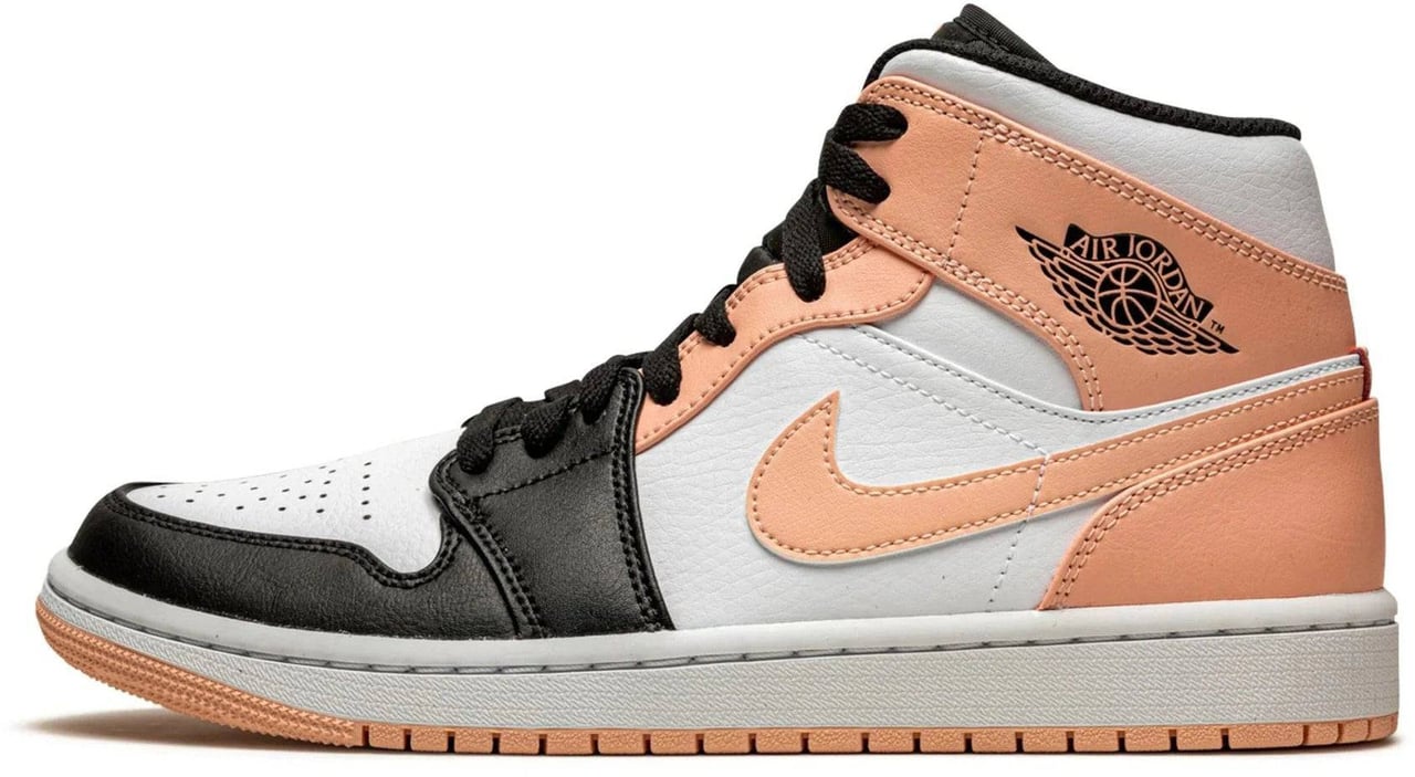 Nike Air Jordan 1 Mid Crimson Tint Zwart