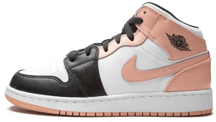 Nike Air Jordan 1 Mid Arcitc Orange Zwart