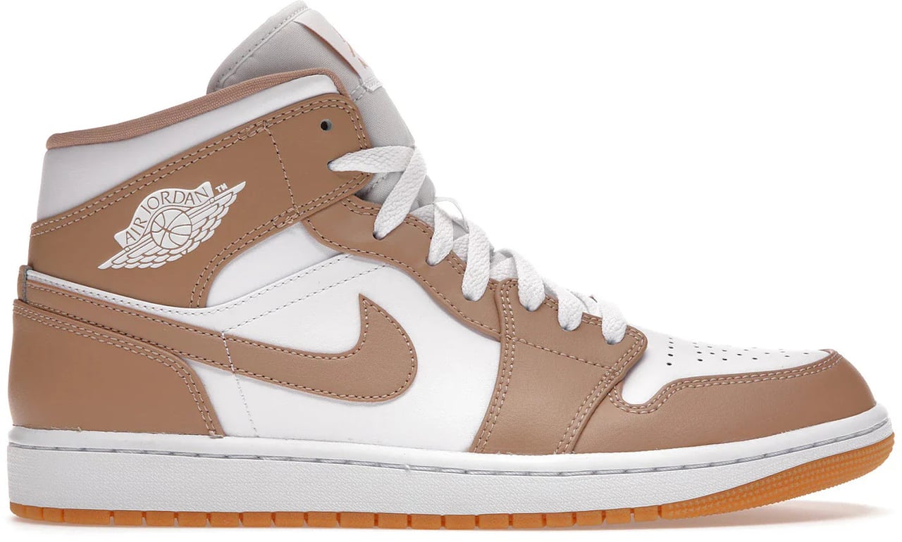 Nike Jordan 1 Mid Tan Gum Beige
