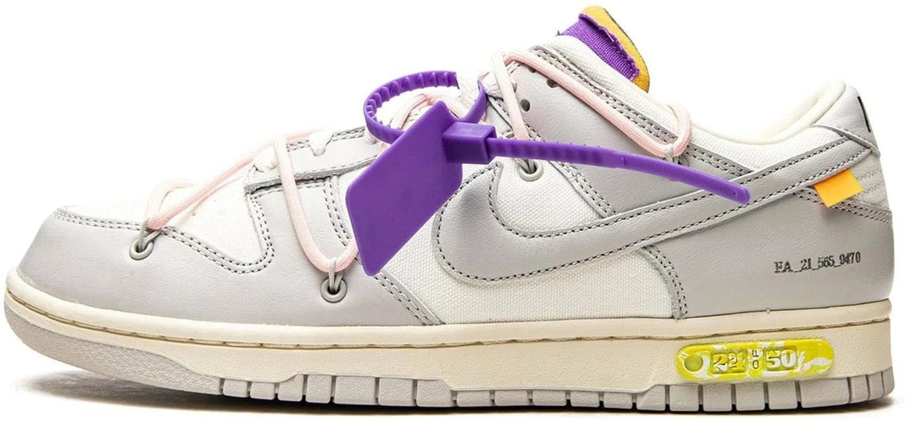 Nike Nike Dunk Low Off-White Lot 24 Paars