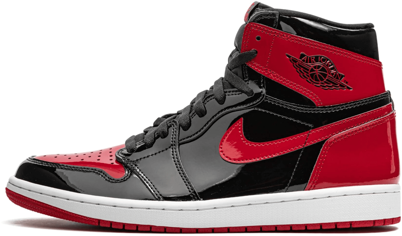 Nike Air Jordan 1 Retro High OG Patent Bred Zwart