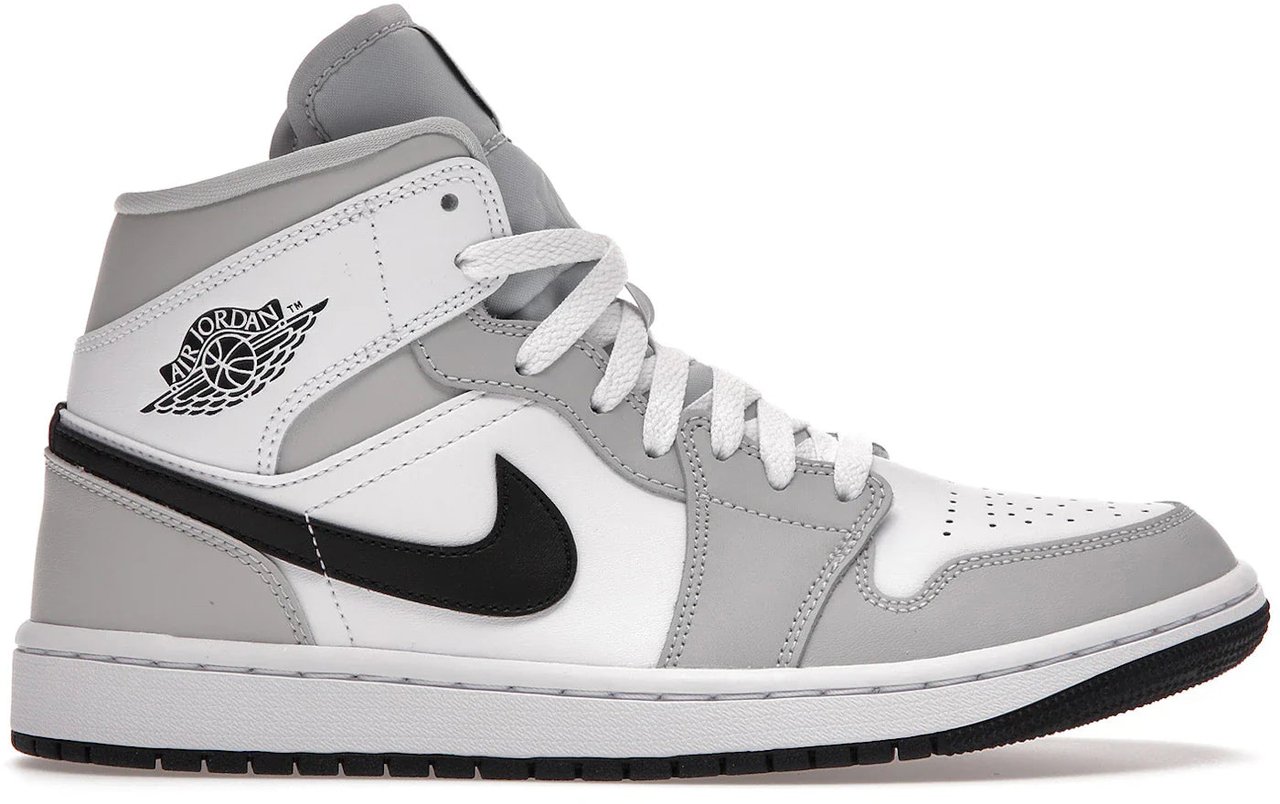 Nike Jordan 1 Mid Light Smoke Grey (Women's) Grijs